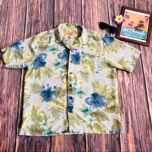 Havana Jacks Cafe Hawaiian Style Silk Shirt